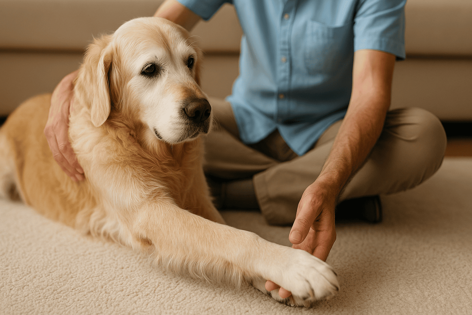 Simple Stretching Exercises for Senior Dogs