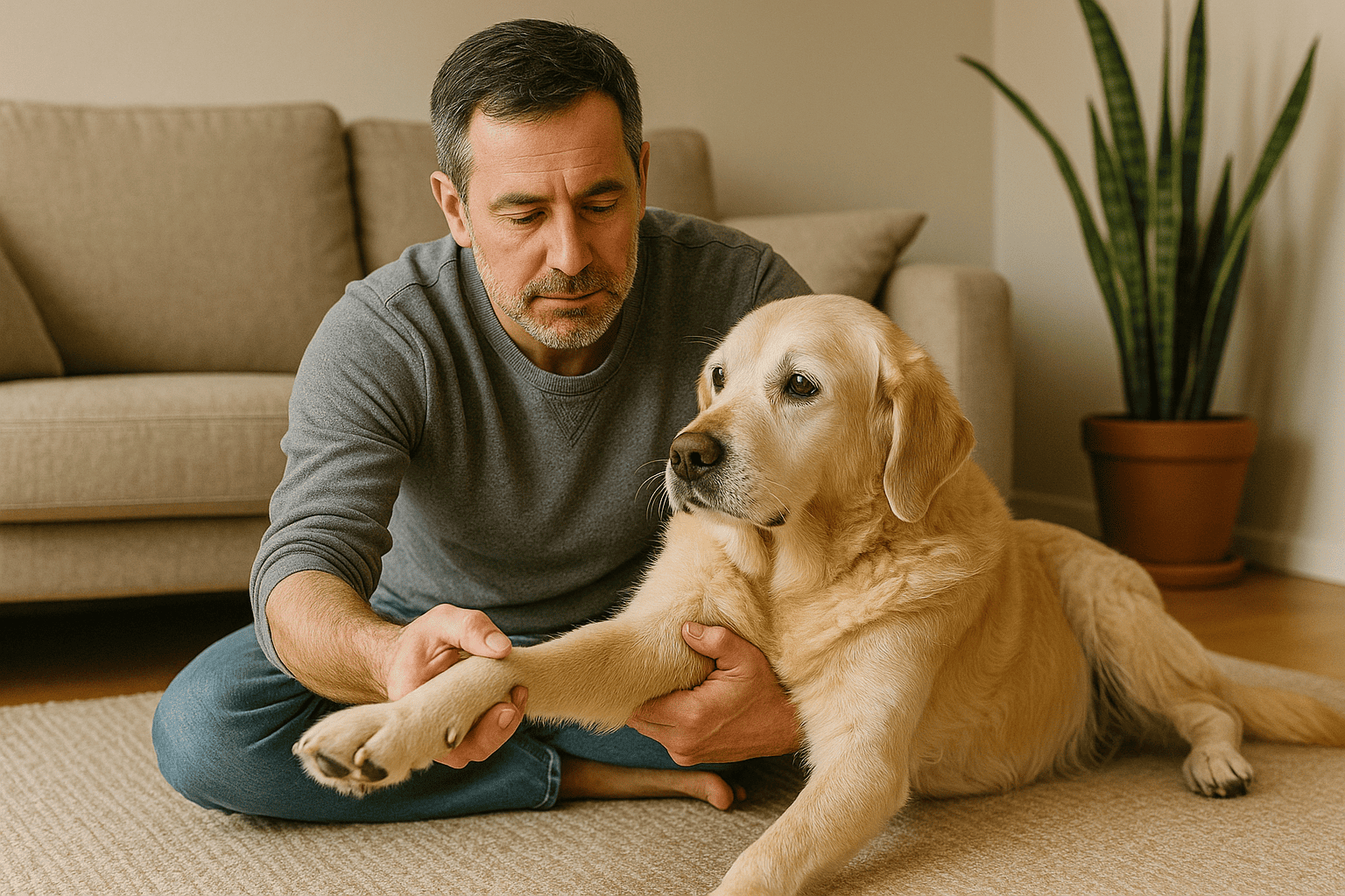5 Simple Stretches You Can Do with Your Senior Dog to Relieve Arthritis Pain
