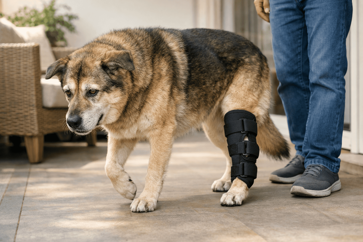 How to Use Knee Braces and Supports to Help Dogs with Arthritis Move Better