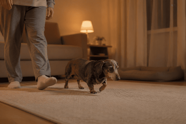 A calm nighttime routine with gentle movement can help reduce stiffness before bedtime